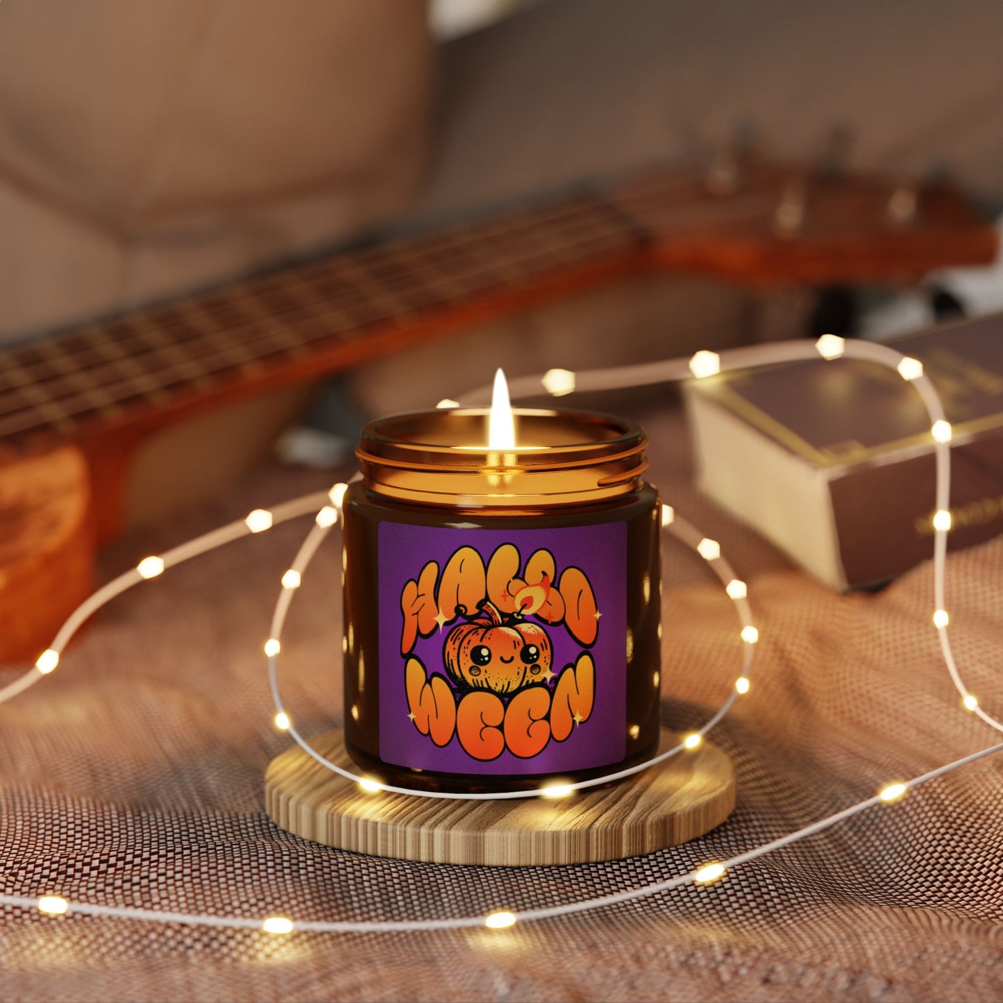 Halloween Kerze, Perfekt als Geschenk für Spooky-Vibes