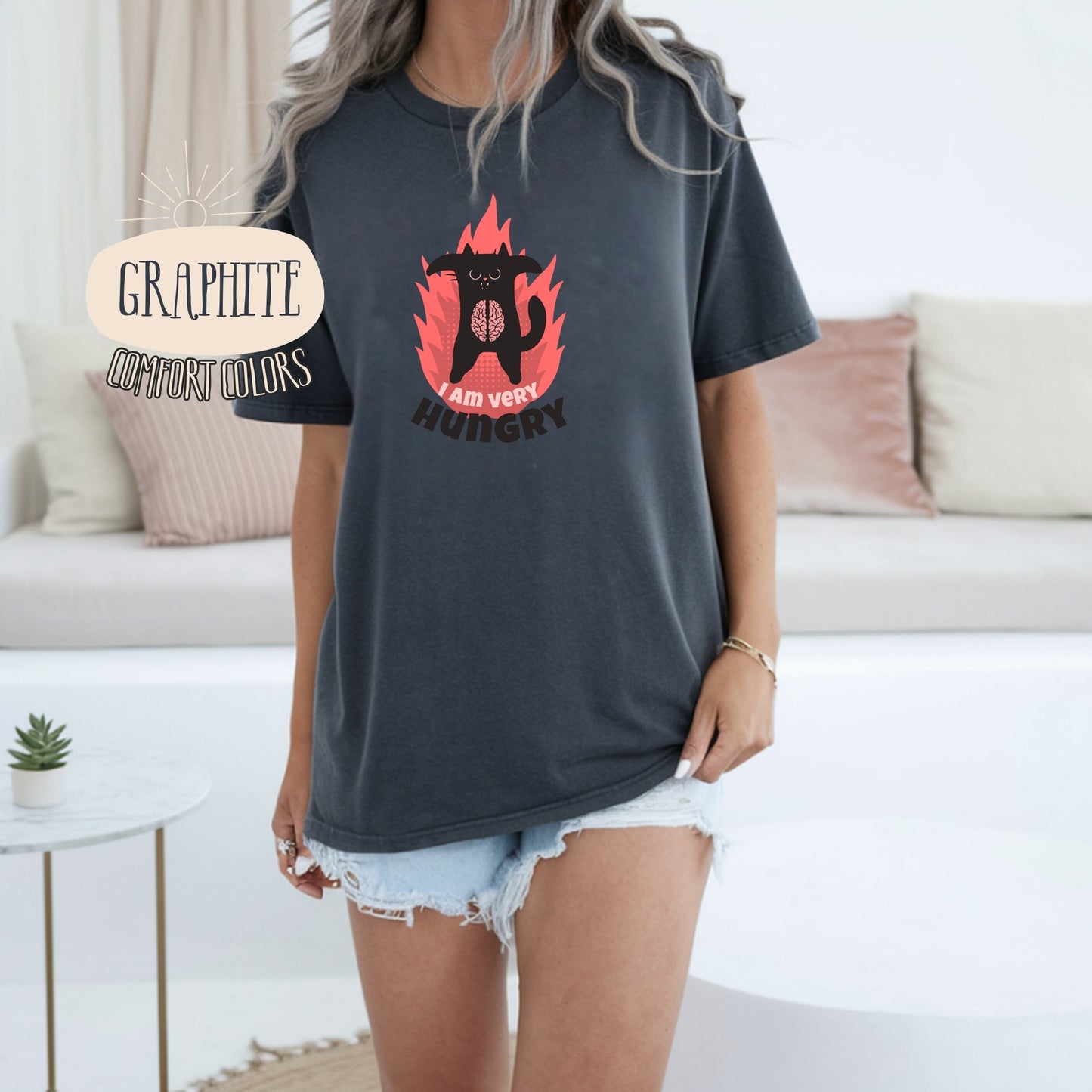 Cat T-Shirt - Cat design - Black Cat - Cat Mom - Gift Idea