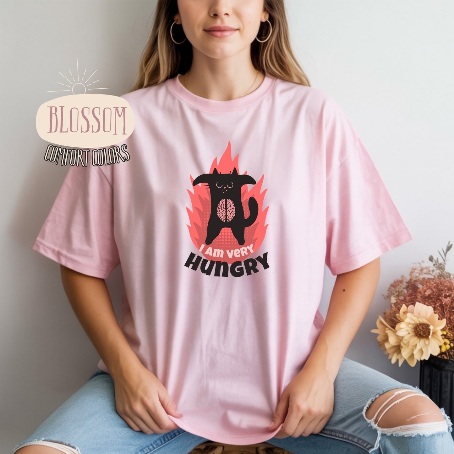 Cat T-Shirt - Cat design - Black Cat - Cat Mom - Gift Idea