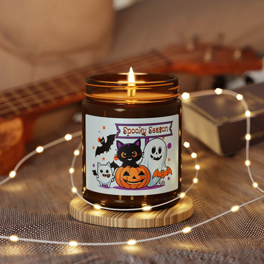 Halloween Kerze Spooky Season, perfekt als Geschenk