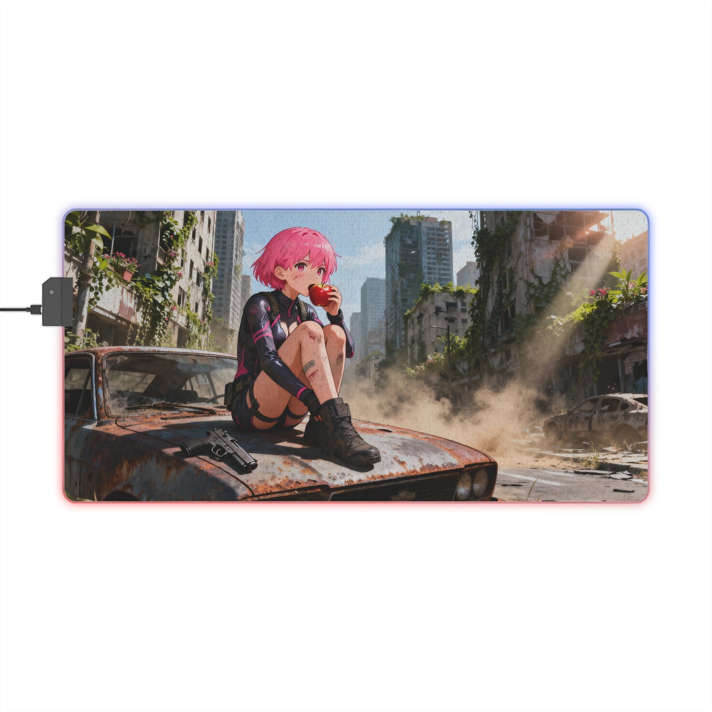 Wasteland - Gaming Mouse Pad | Anime | Geschenk für Gamer | E-Sport | Anime Fans